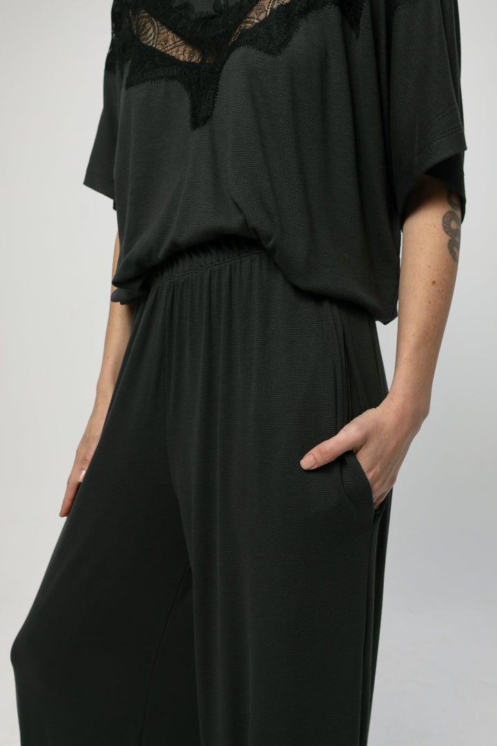 Pearl Black Joggers