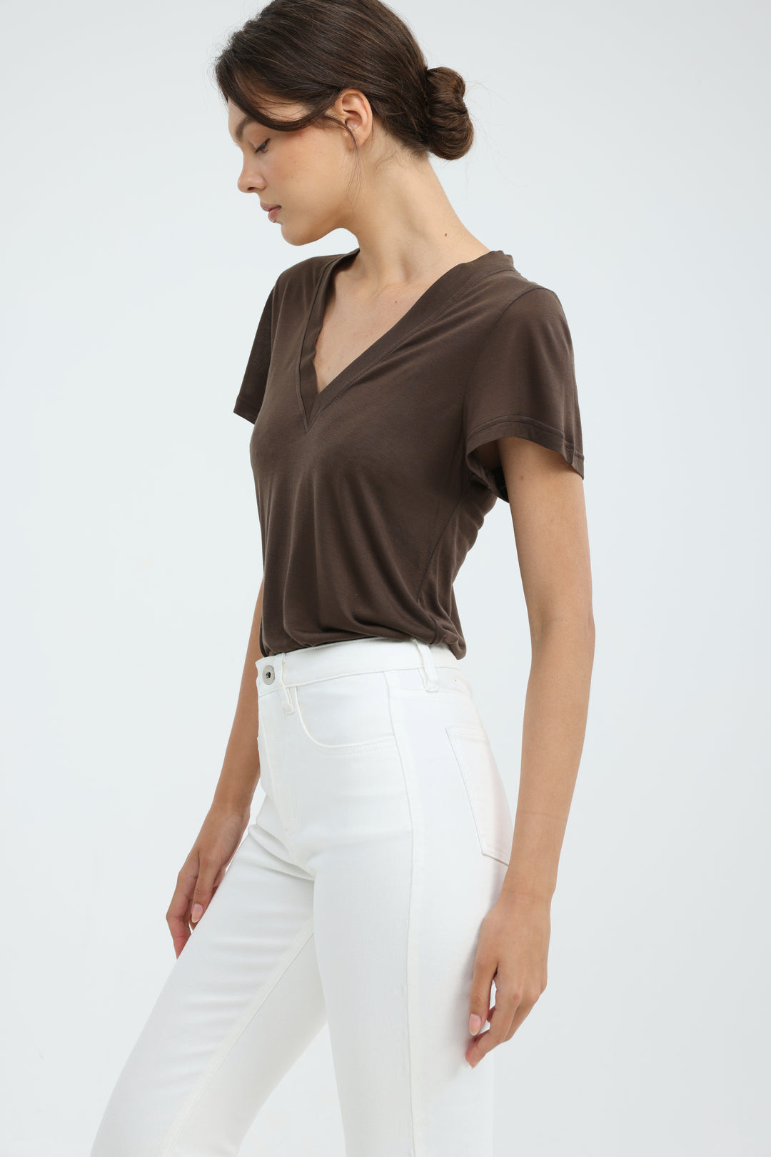 Clean45 Chocolate V T-Shirt