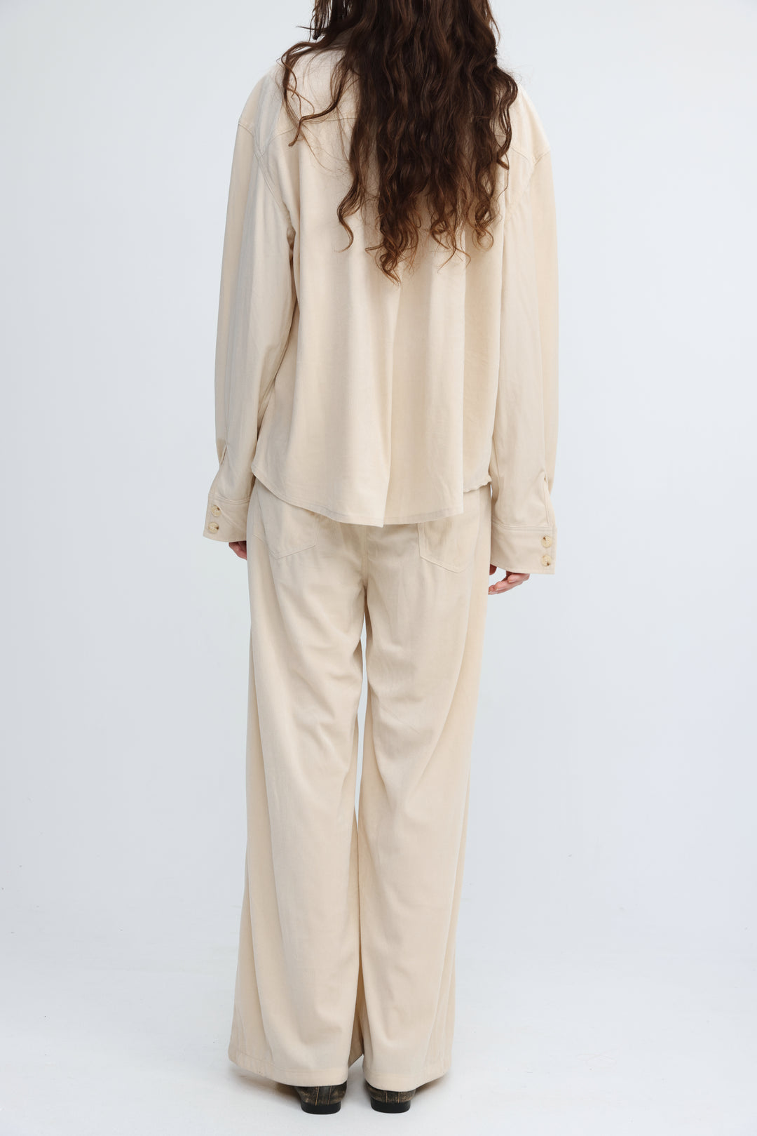 Corduroy Cream Bottoms