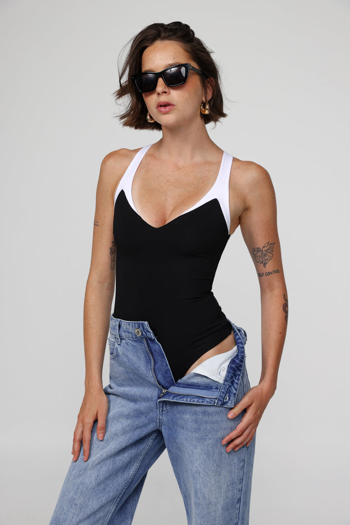 Dessert Black Bodysuit