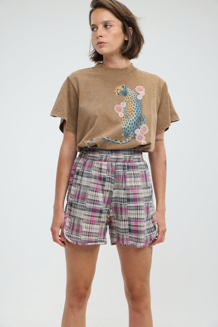 Buni's Pink Plaid Shorts