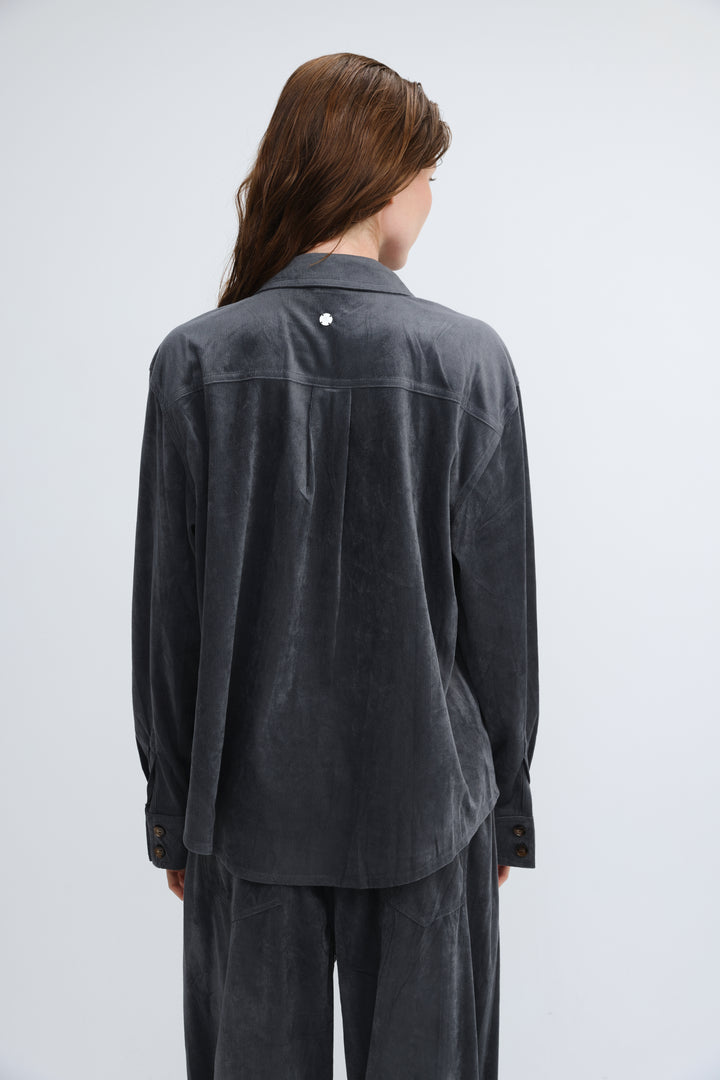 Corduroy Grey Shirt