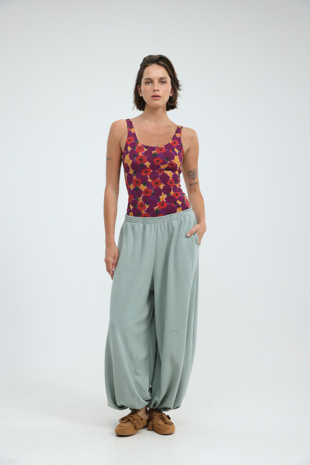 Dawn Red Floral Bodysuit