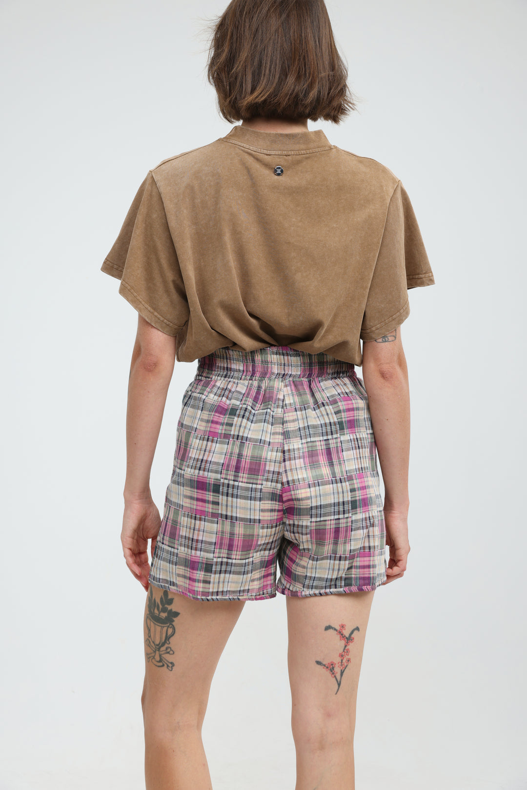 Buni's Pink Plaid Shorts