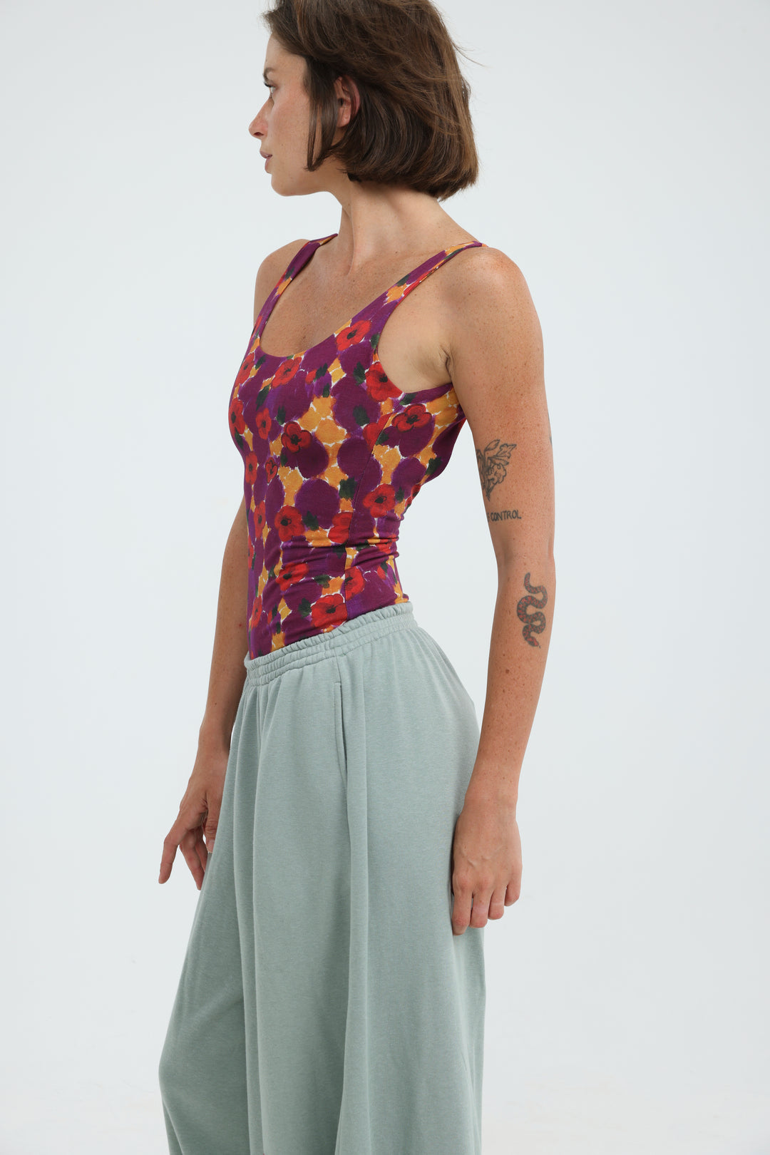Dawn Red Floral Bodysuit