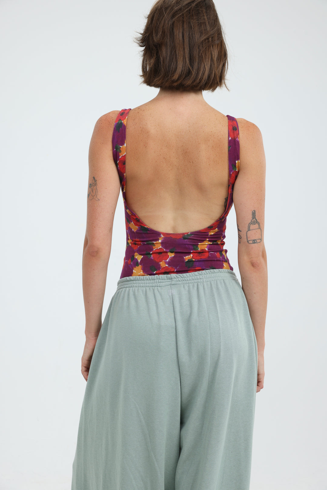 Dawn Red Floral Bodysuit