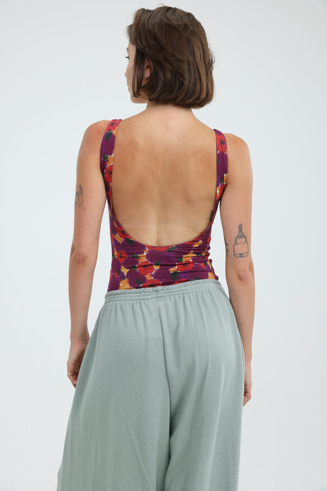 Dawn Red Floral Bodysuit