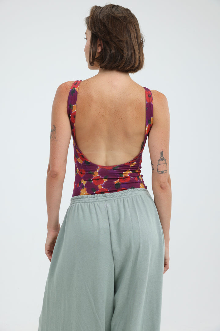 Dawn Red Floral Bodysuit