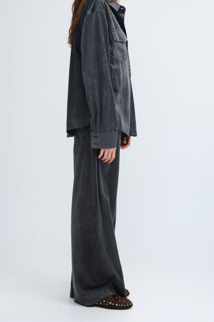 Corduroy Grey Bottoms