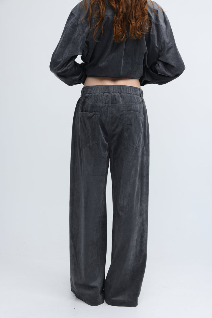 Corduroy Grey Bottoms