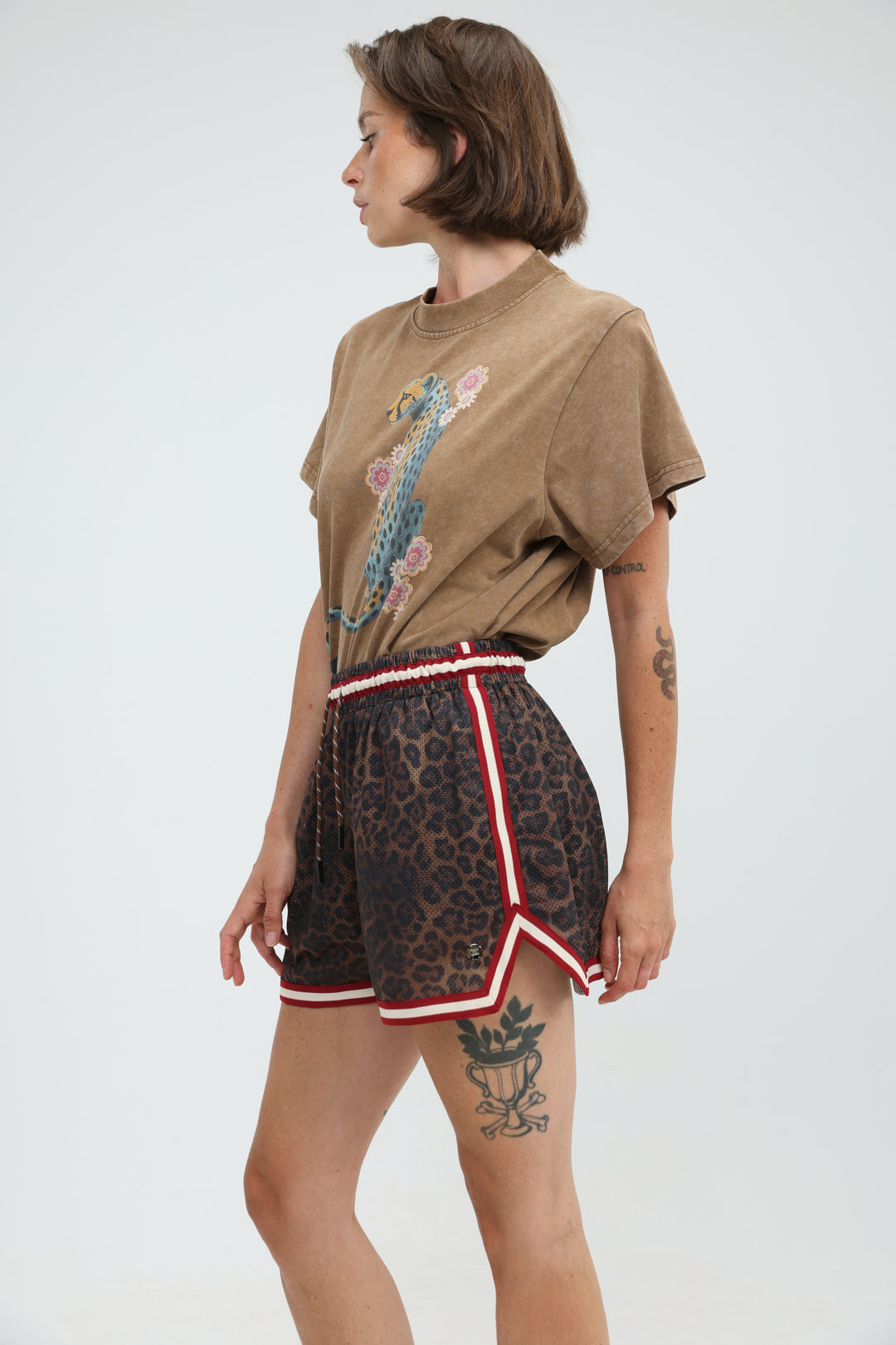 Poldi Leopard Shorts