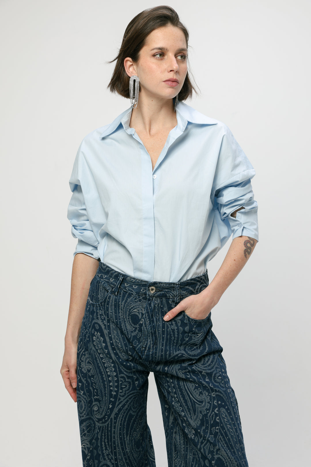 Classic Light Blue Buttoned Shirt