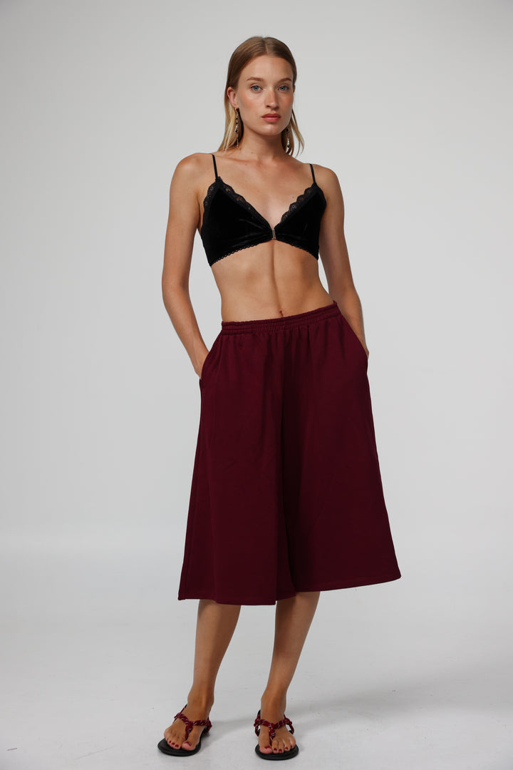 Americano Black Velvet Bralette