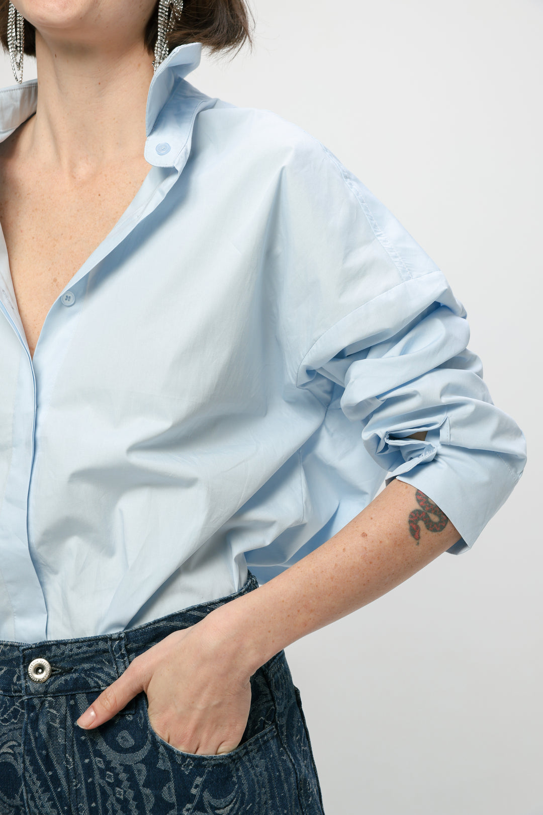 Classic Light Blue Buttoned Shirt
