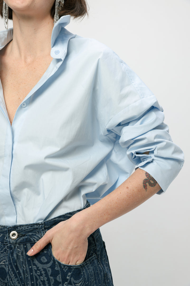 Classic Light Blue Buttoned Shirt
