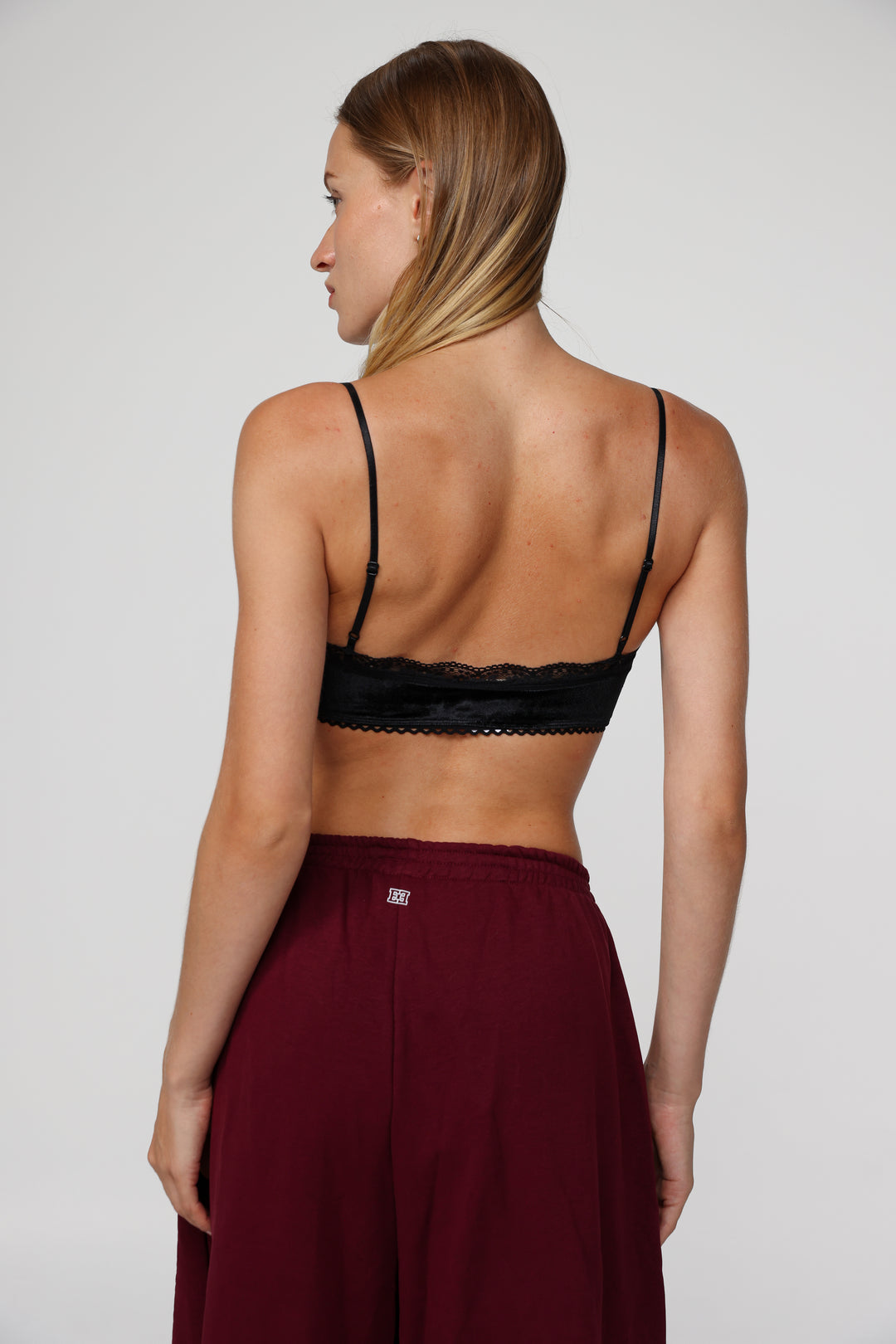 Americano Black Velvet Bralette