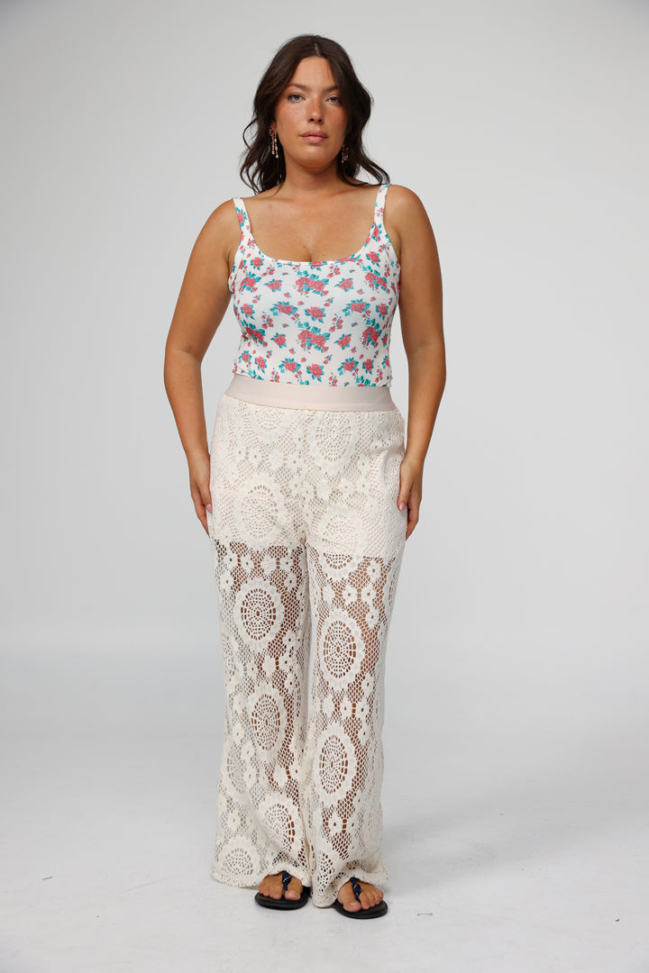 Mirror Cream Bodysuit