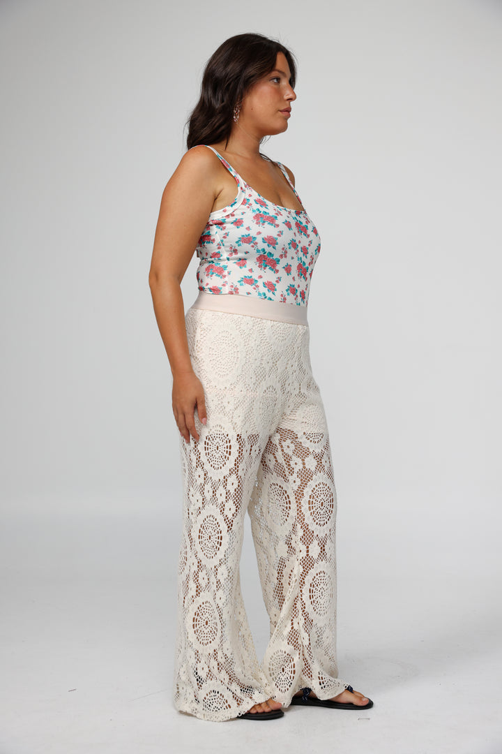 Mirror Cream Bodysuit