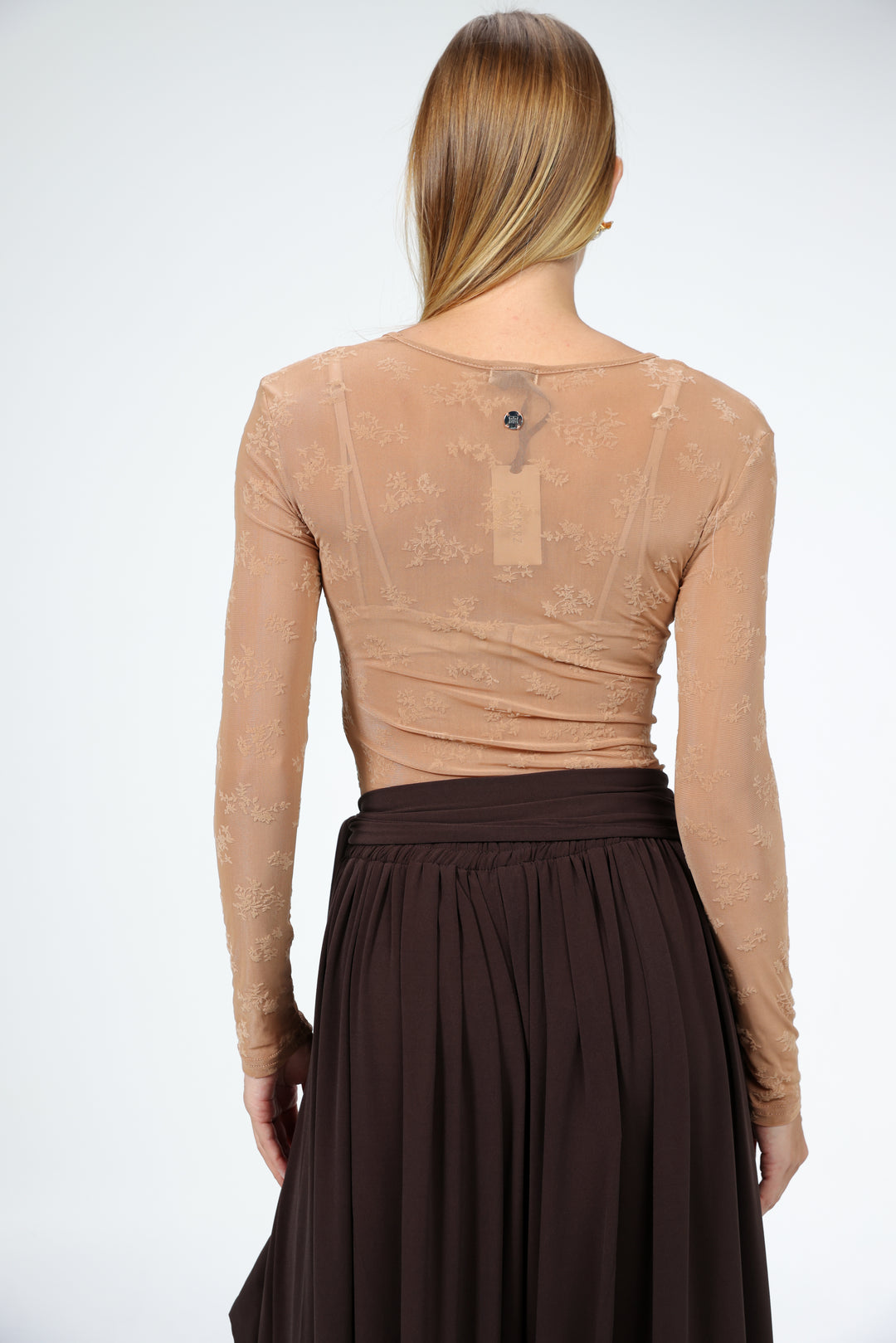 Lake Camel Lace Bodysuit