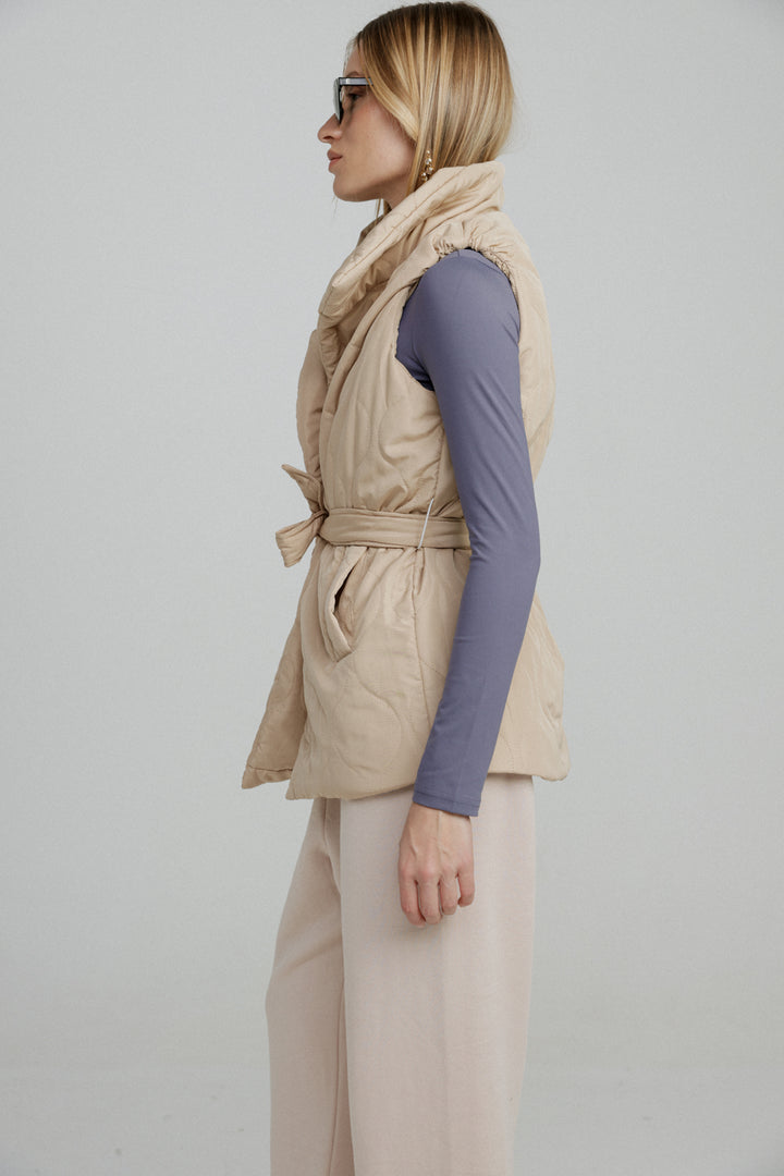 Quilted Sand Vest