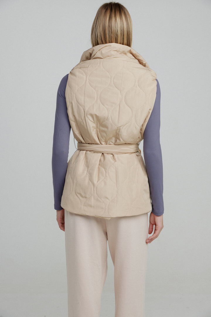 Quilted Sand Vest