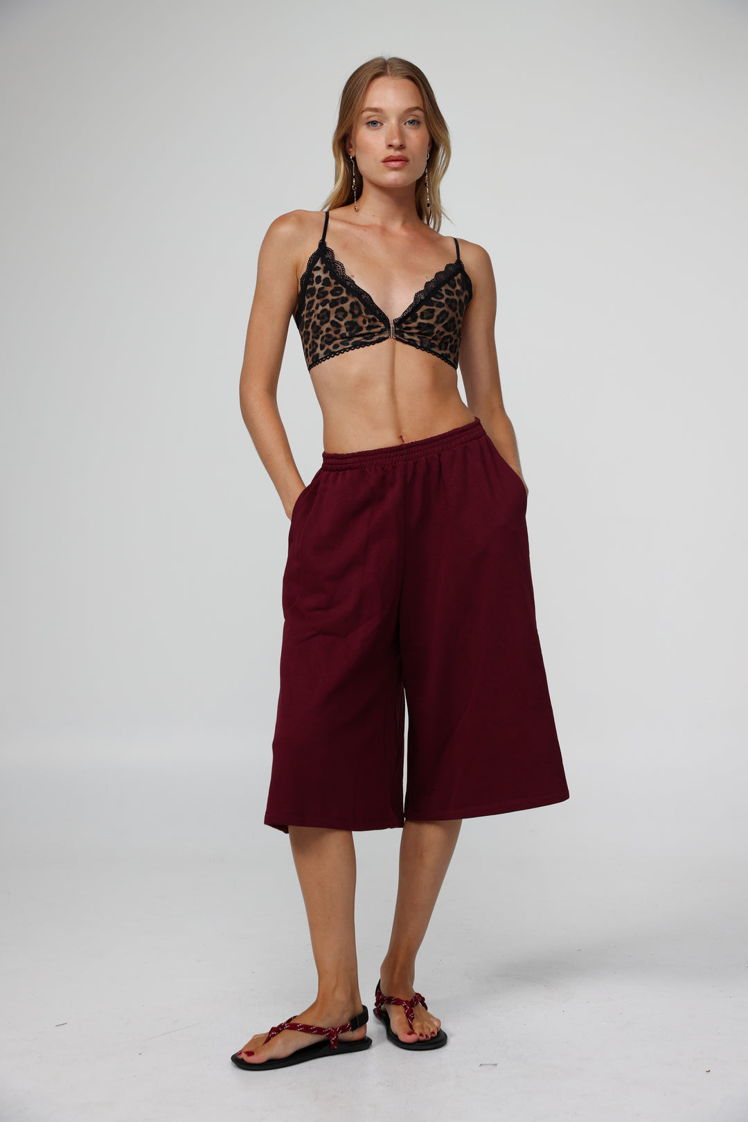 Americano Leopard Bralette חזייה מנומרת מידה XS