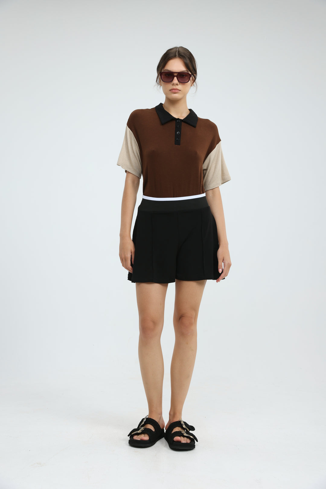 Friend Brown Polo T-Shirt