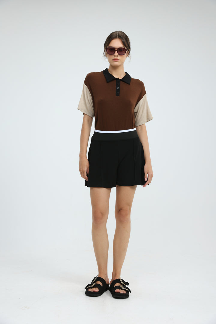Friend Brown Polo T-Shirt