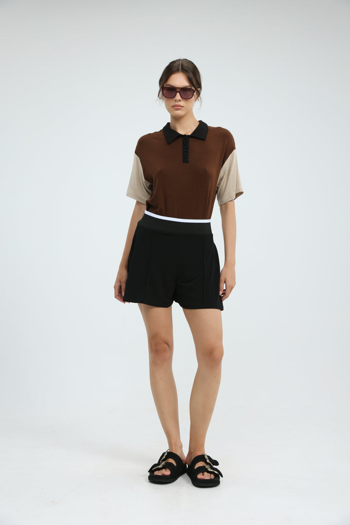 Friend Brown Polo T-Shirt