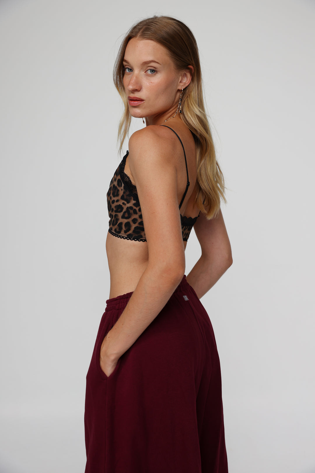 Americano Leopard Bralette חזייה מנומרת לאישה