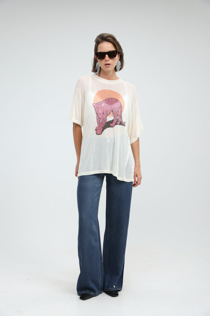 Louvre Cream T-Shirt