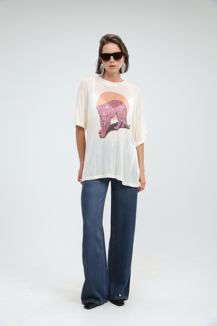 Louvre Cream T-Shirt