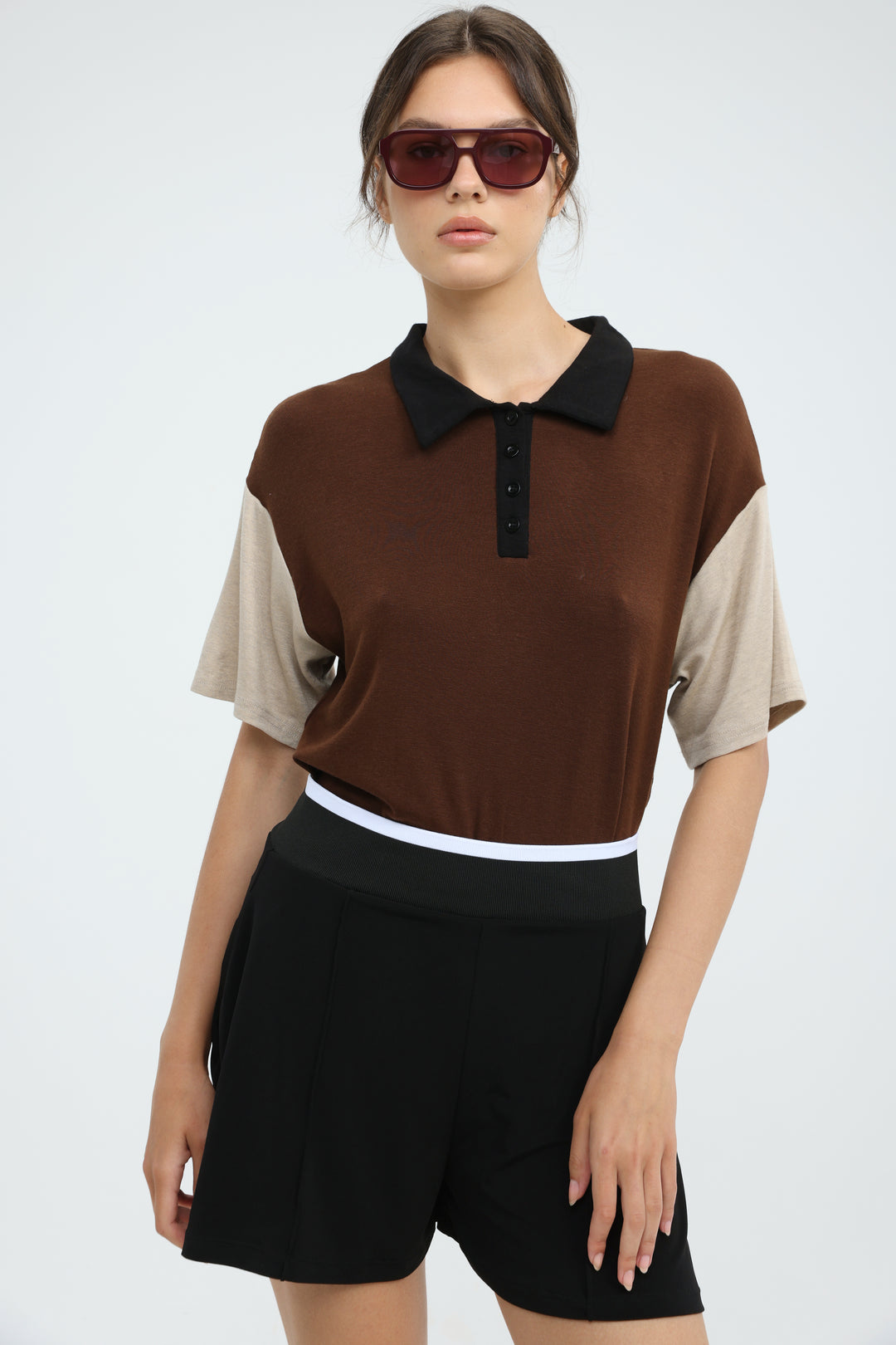 Friend Brown Polo T-Shirt