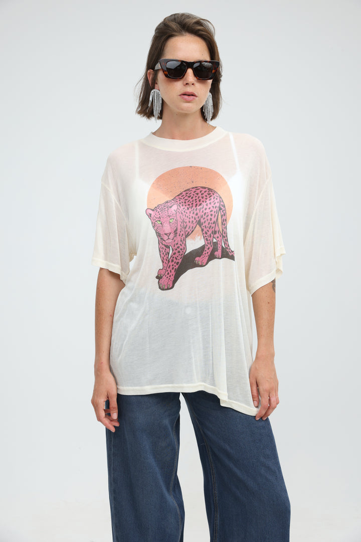 Louvre Cream T-Shirt