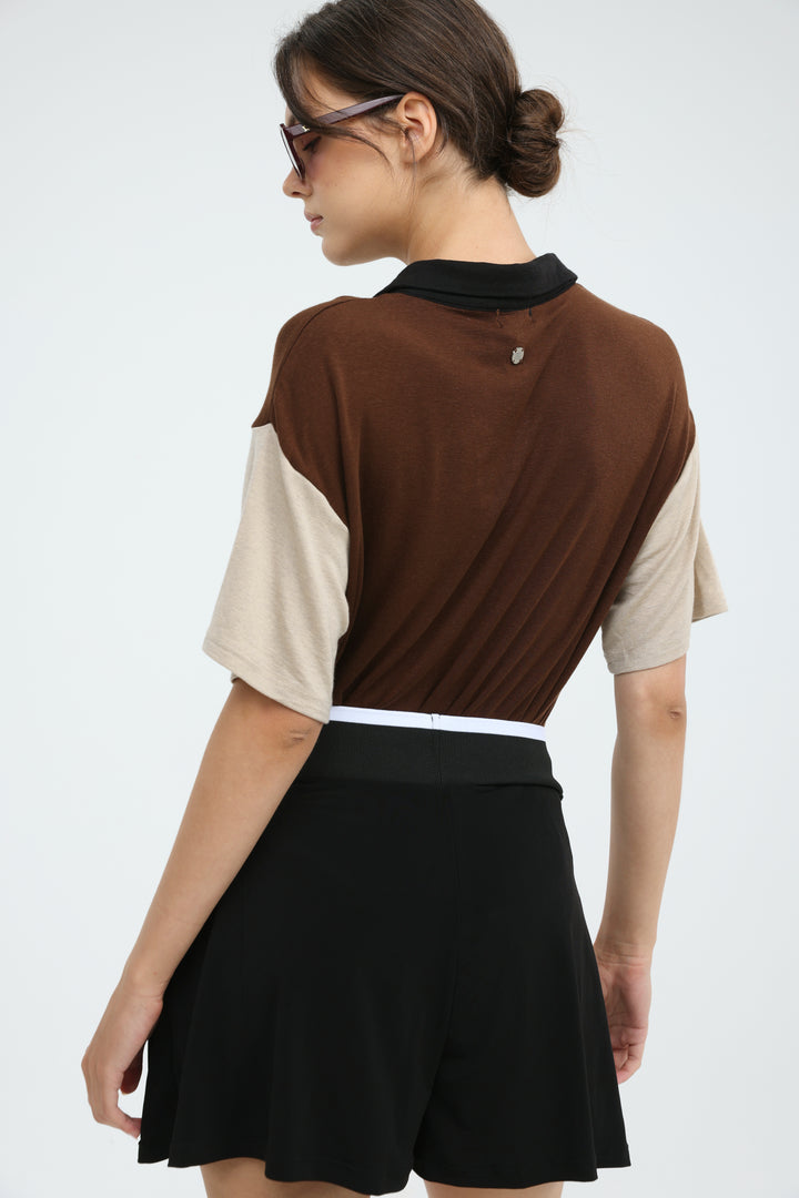 Friend Brown Polo T-Shirt