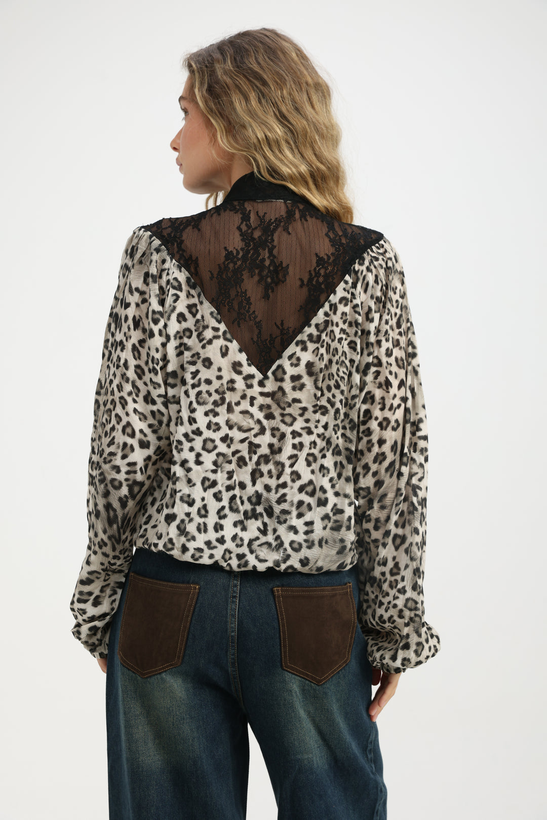 Leopard&Lace Blouse