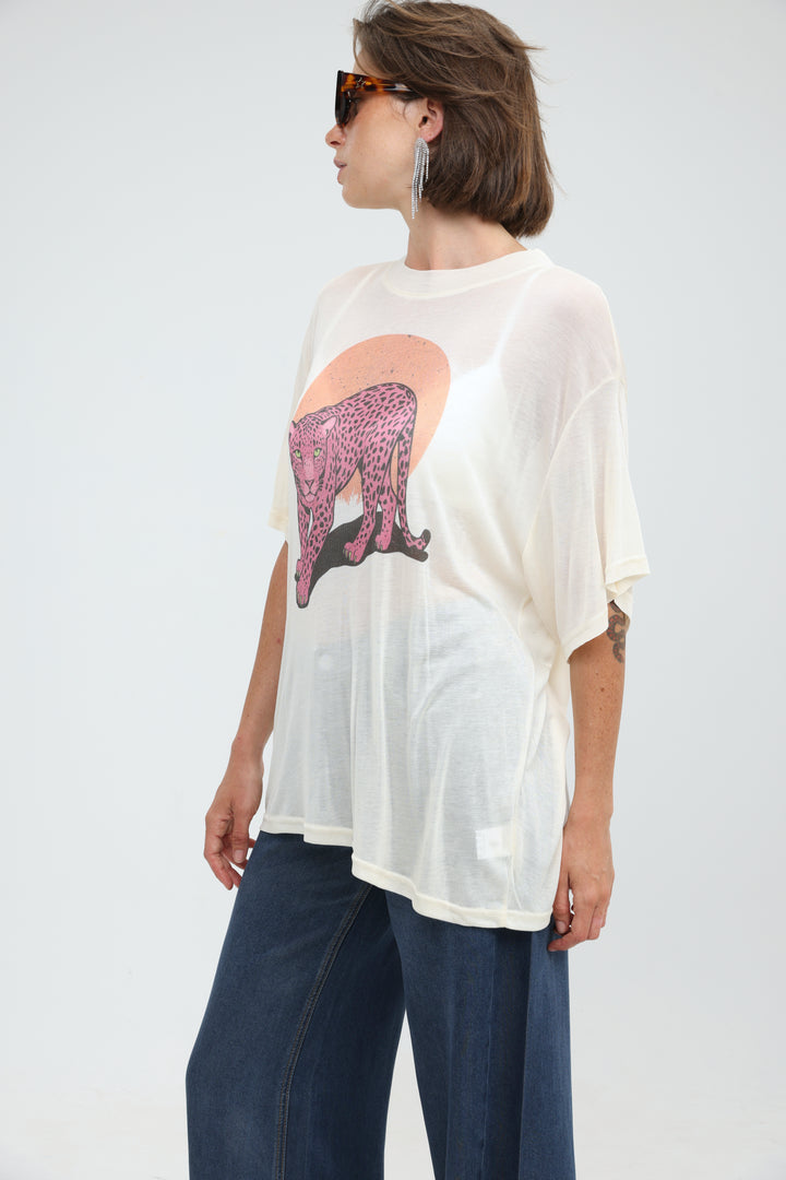 Louvre Cream T-Shirt