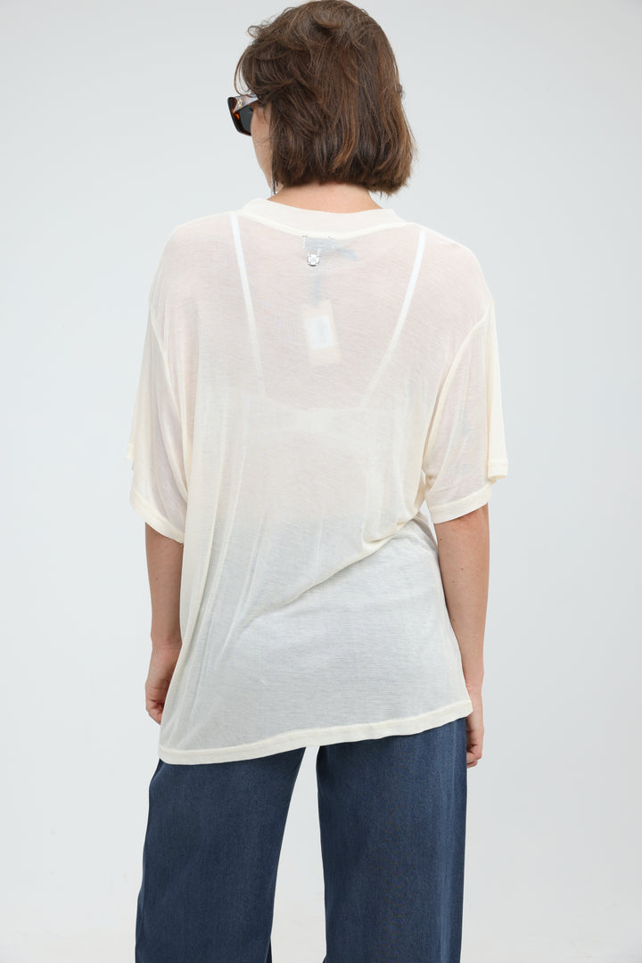 Louvre Cream T-Shirt