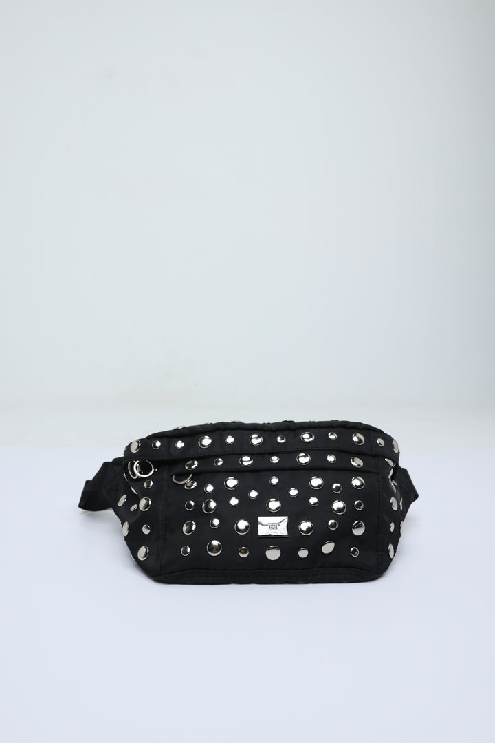 EE Studded Black Belt Bag
