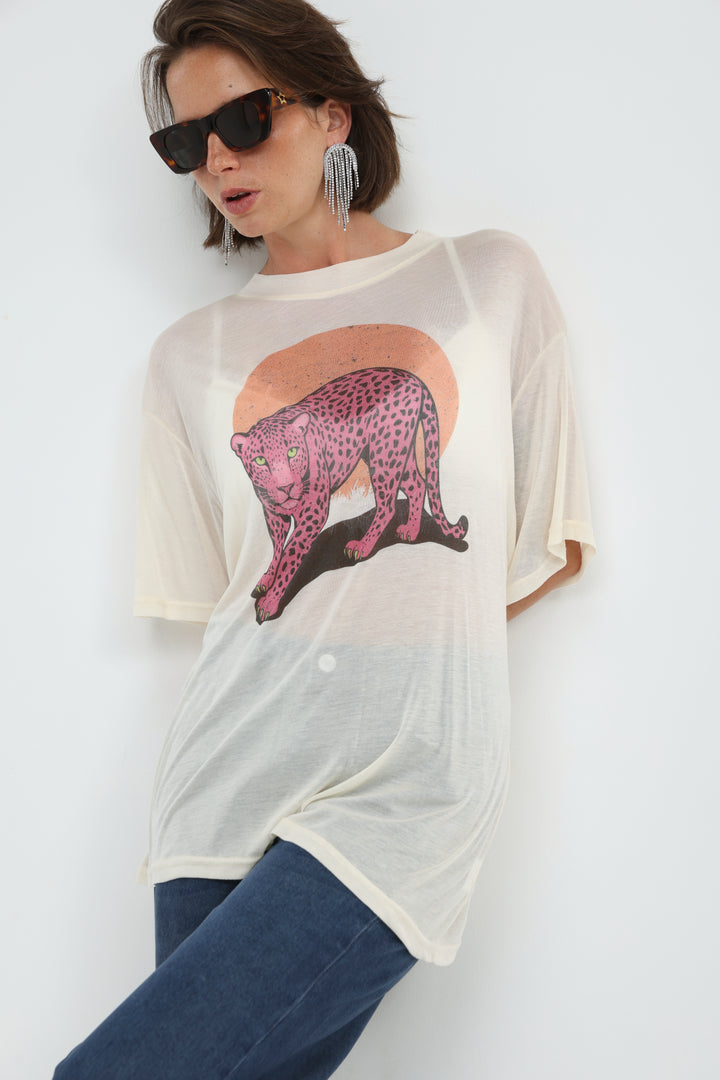 Louvre Cream T-Shirt