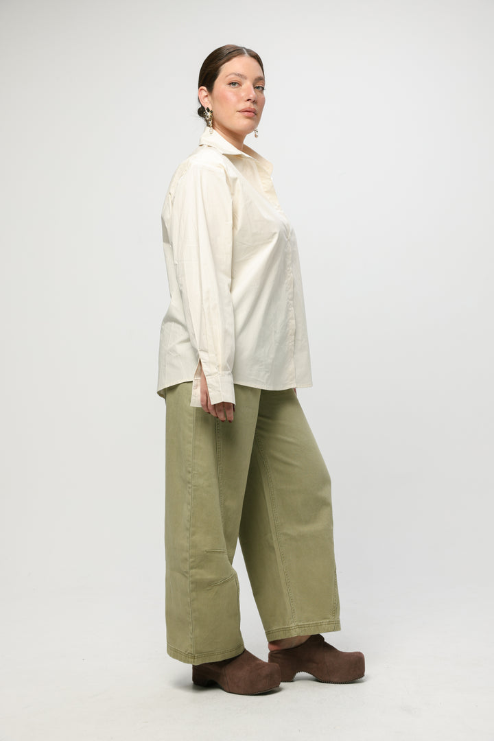 Accent Pocket Light Pink Buttoned Shirt