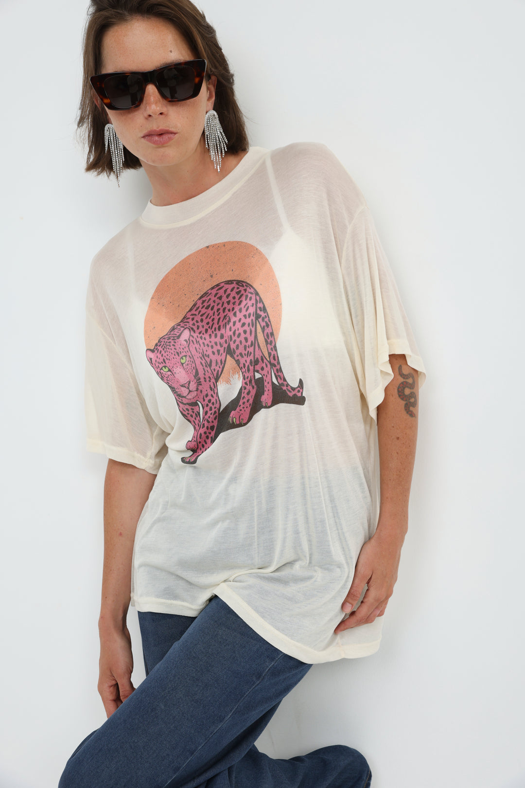 Louvre Cream T-Shirt
