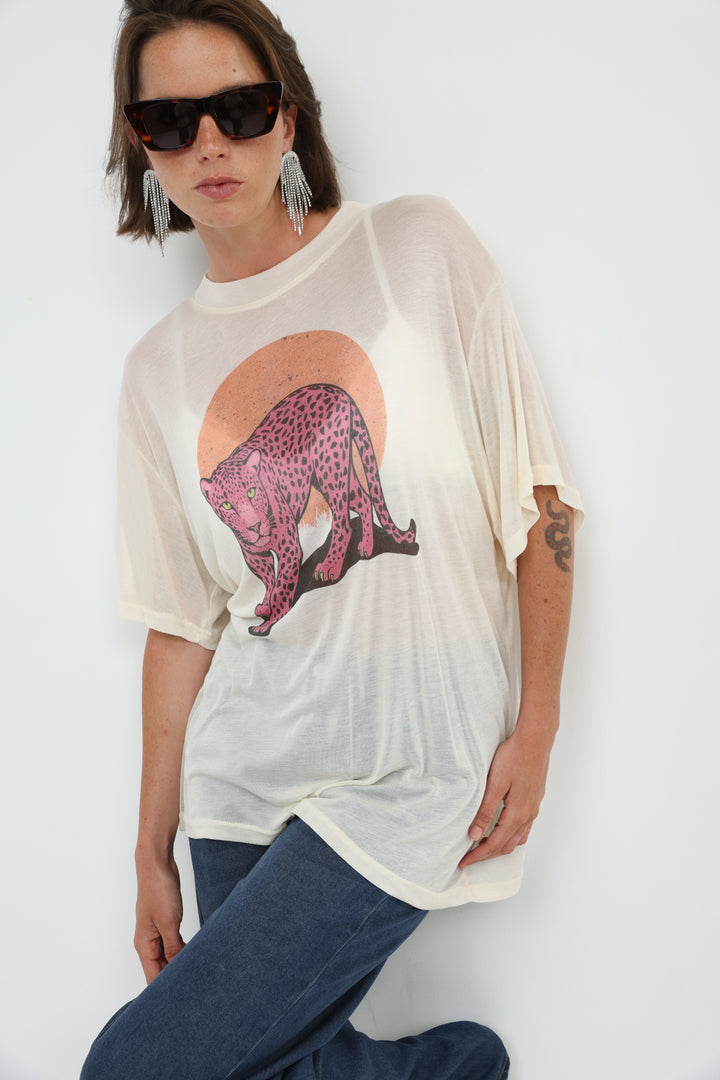Louvre Cream T-Shirt