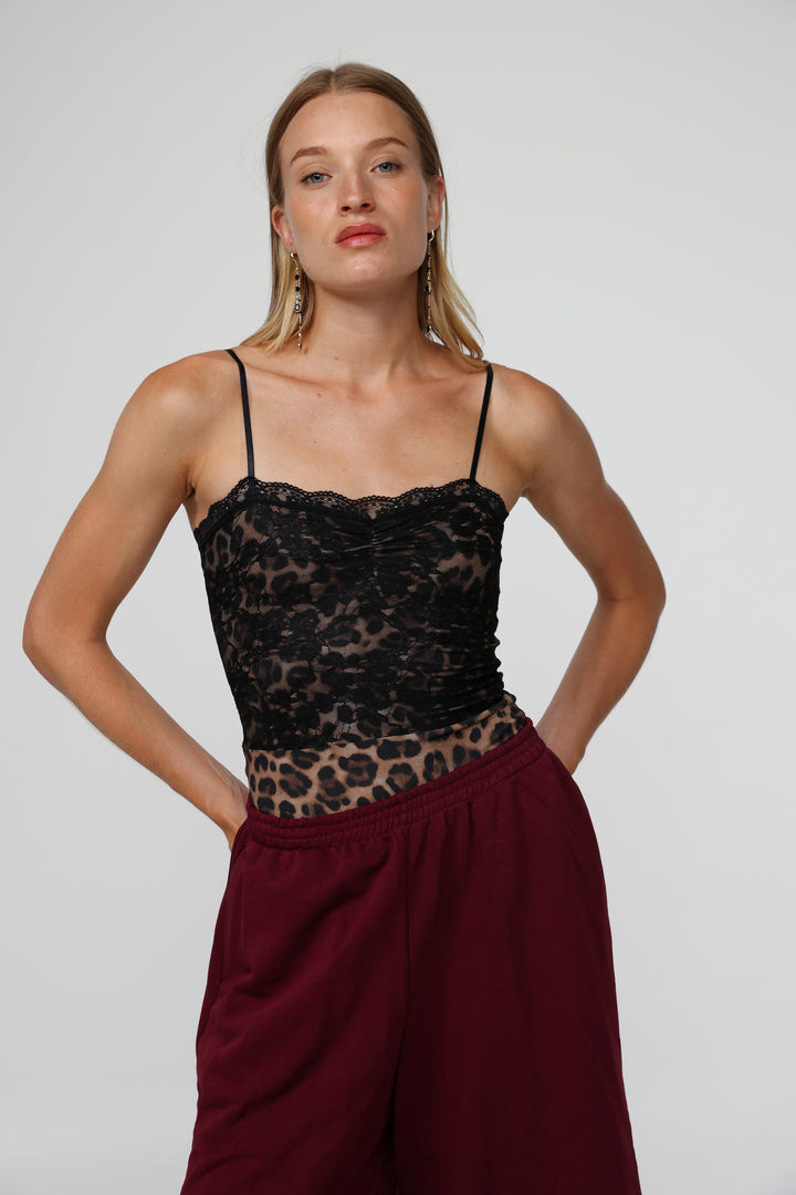 Shot Leopard Bodysuit