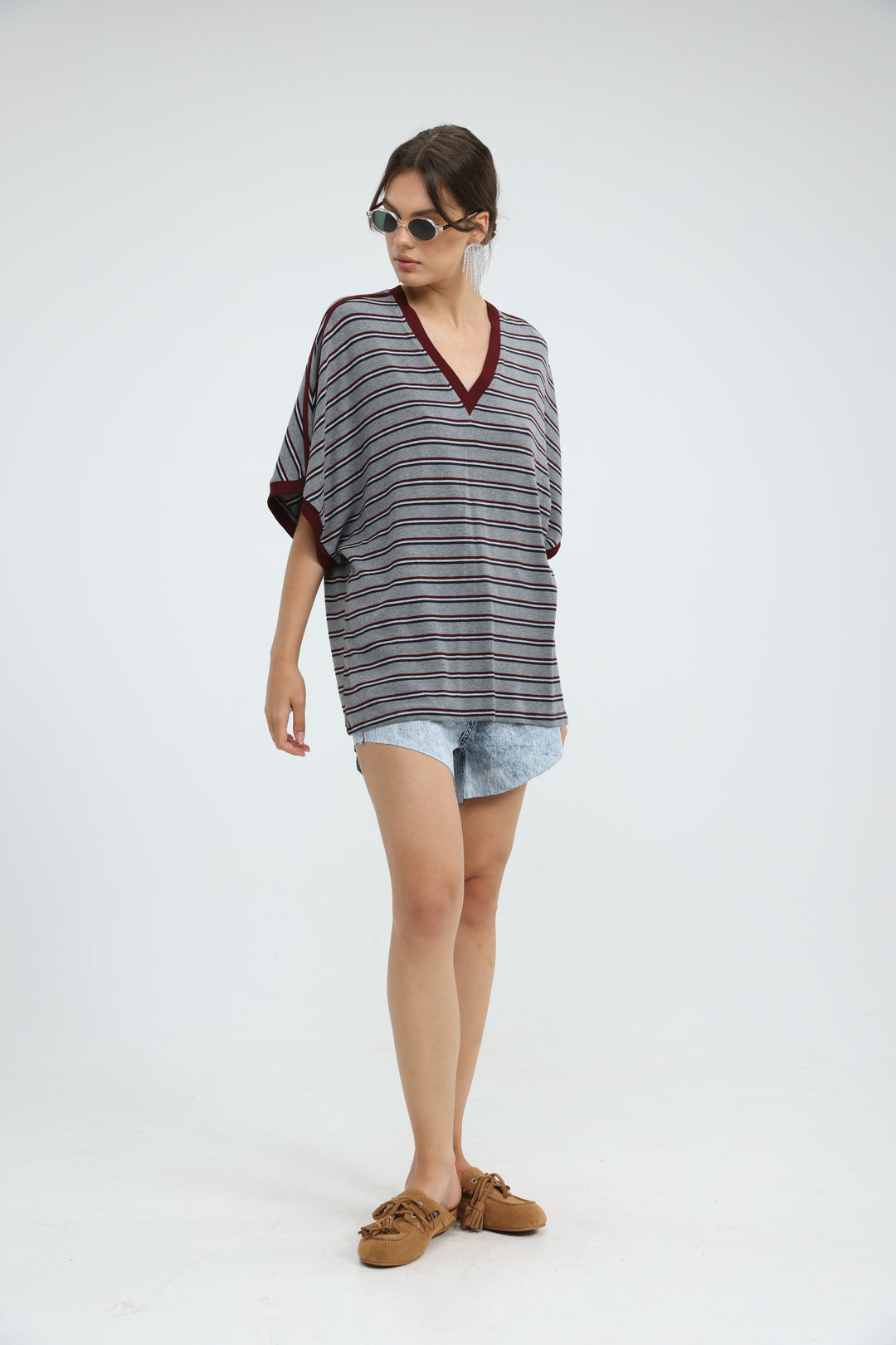 Proof Grey Striped T-Shirt