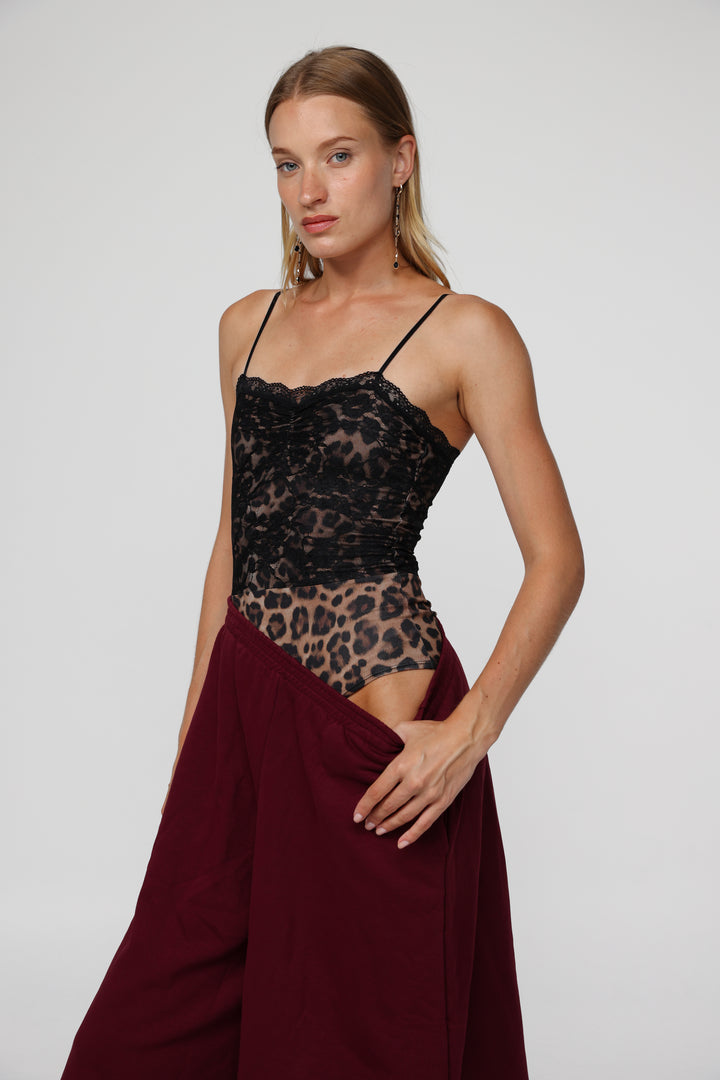 Shot Leopard Bodysuit