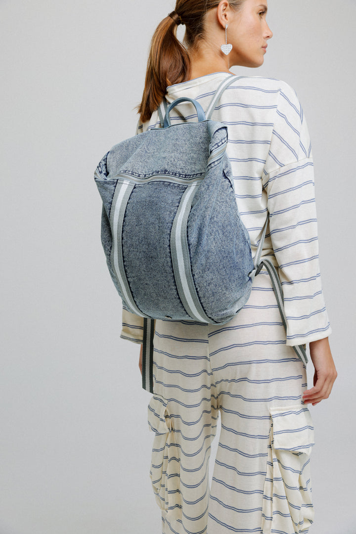 Denim Backpack