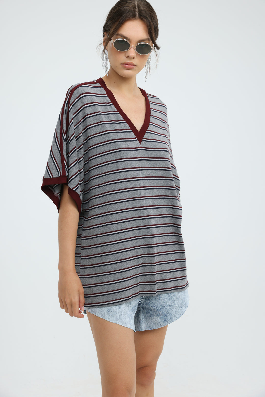 Proof Grey Striped T-Shirt