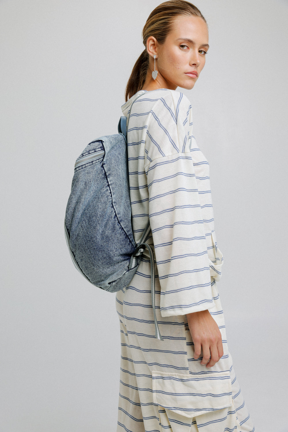 Denim Backpack