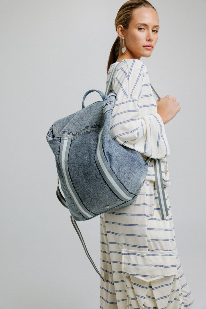 Denim Backpack